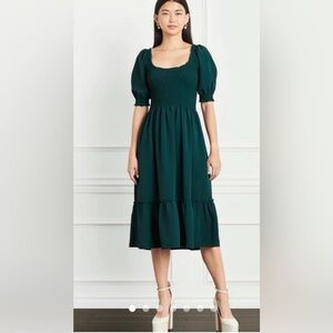 Hill House Home Louisa Nap Dress in botanical green.